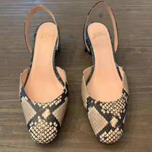 JCrew Kate Slingback Pumps
